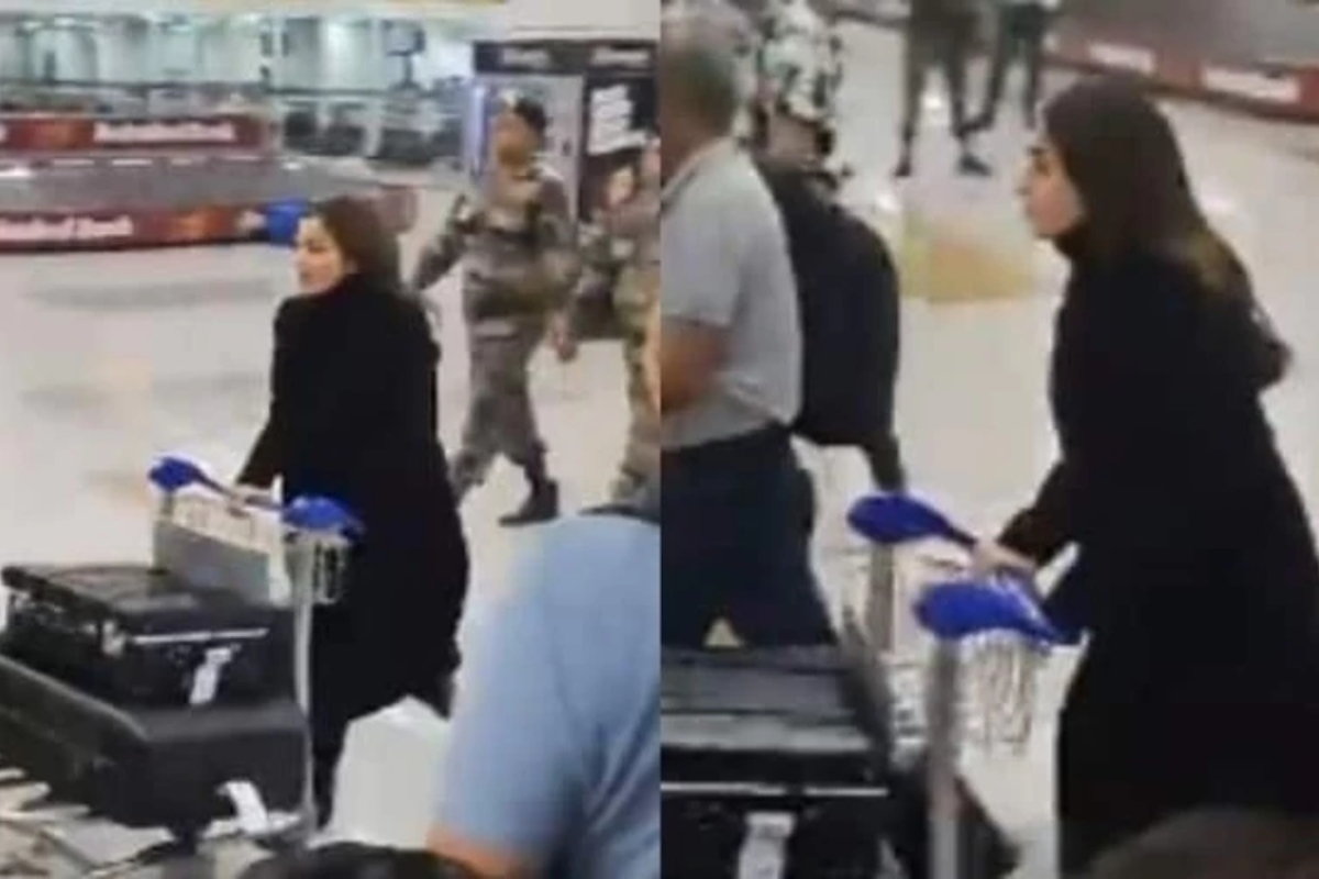 VIDEO: Alia Bhatt surprises travelers as she runs with luggage trolley at Delhi airport