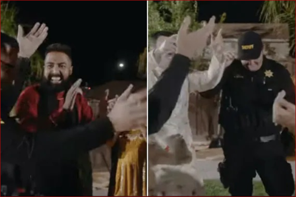 California cops interrupt Punjabi wedding on noise complaint, ends up joining the dance floor [WATCH]