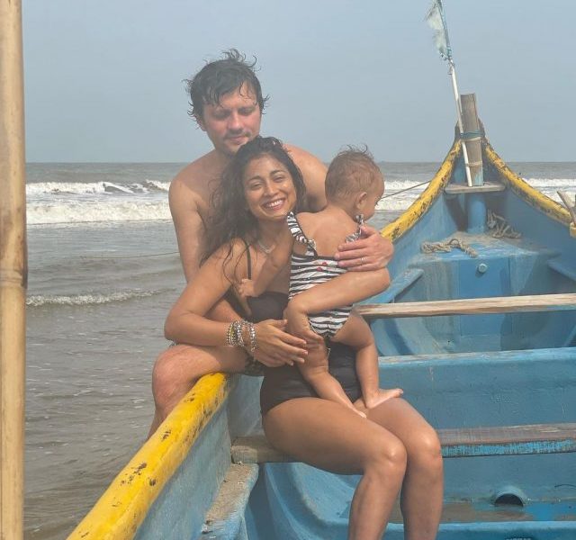 Shriya Sharan’s beach vacay with baby & hubby