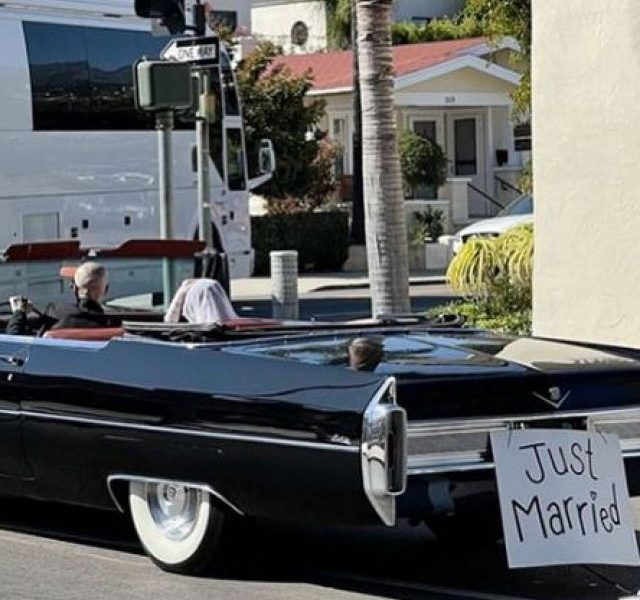 Kourtney and Travis tied the knot and said “I do”