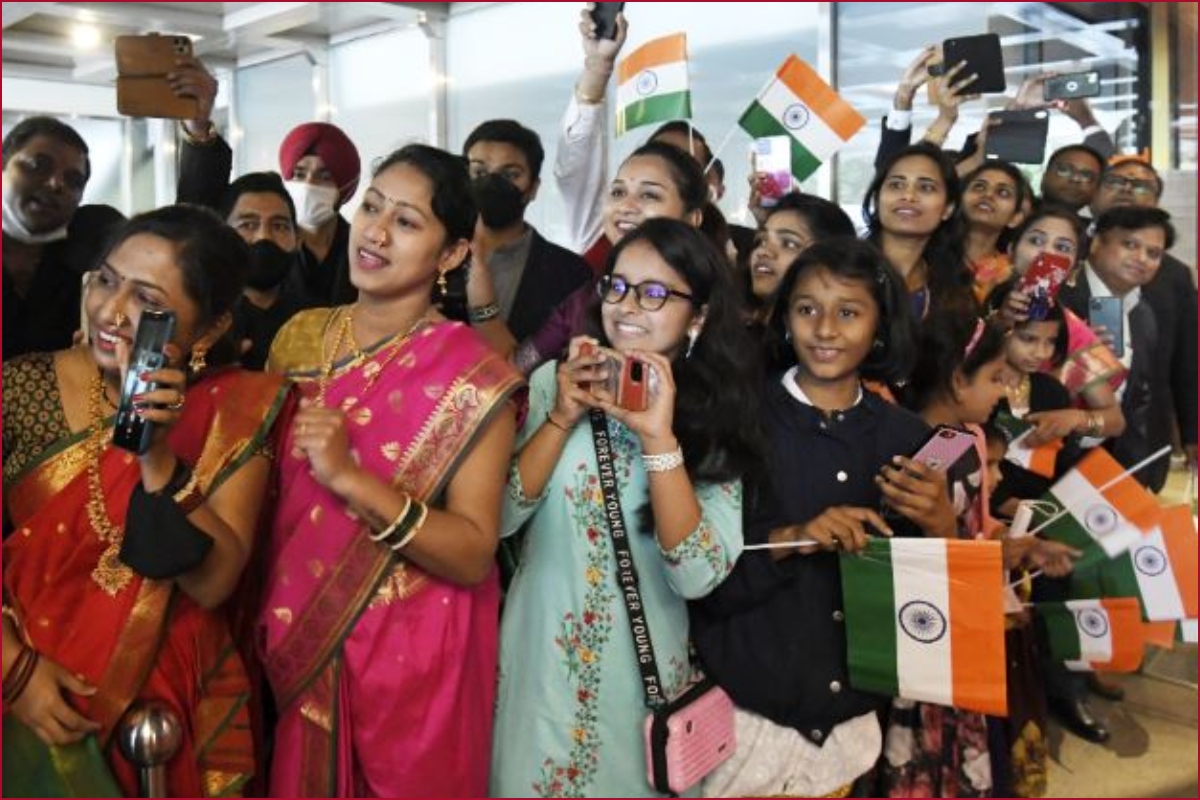 ‘Modi Modi’, ‘Bharat Mata Ki Jai’ chants in Tokyo as PM gets rousing reception from Indian diaspora