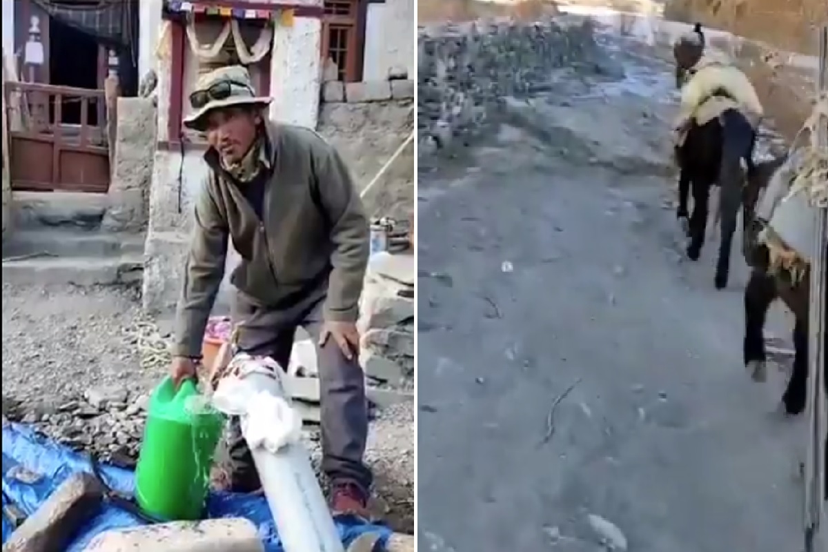 In freezing Leh, Jal Jeevan Mission bringing tap water to homes; see how it is progressing (VIDEO)