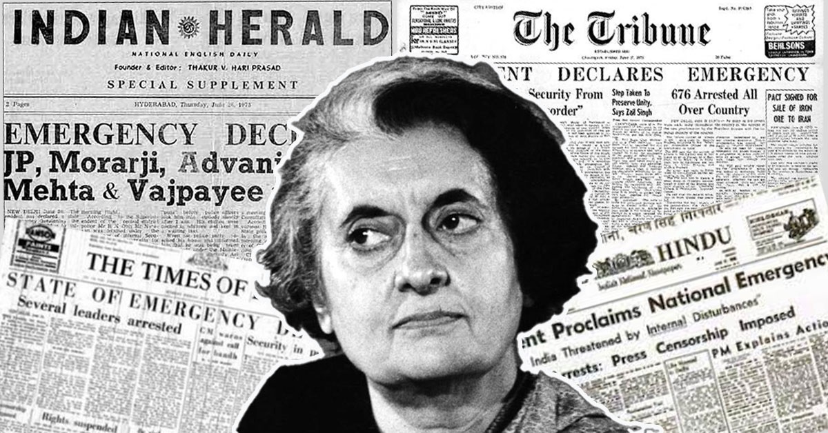 How Indira Gandhi led Congress government muzzled media during Emergency