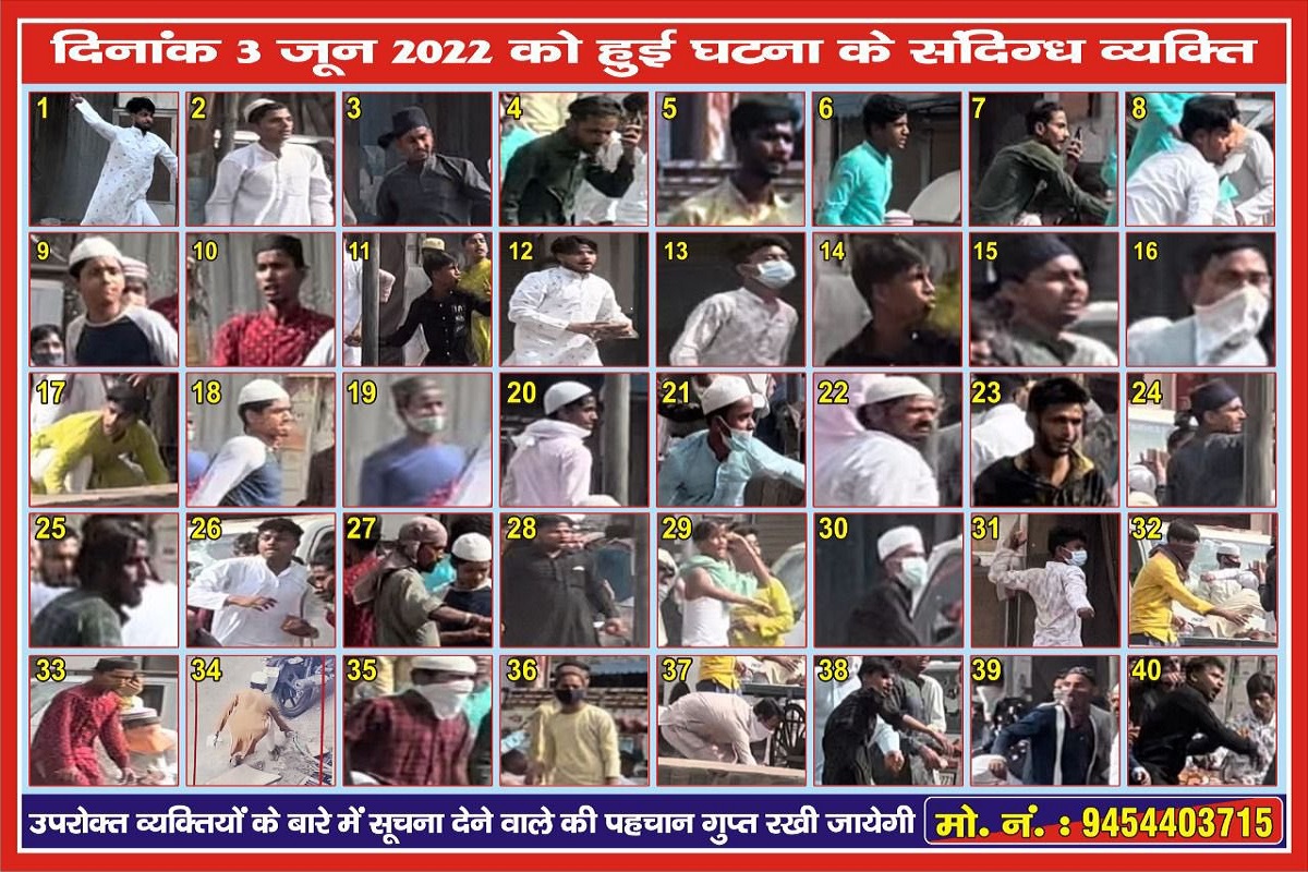 Kanpur stone pelters unmasked: UP police releases photos of 40 riot accused