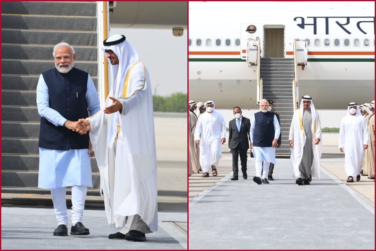 PM Modi arrives in UAE to pay personal condolences on demise of former president