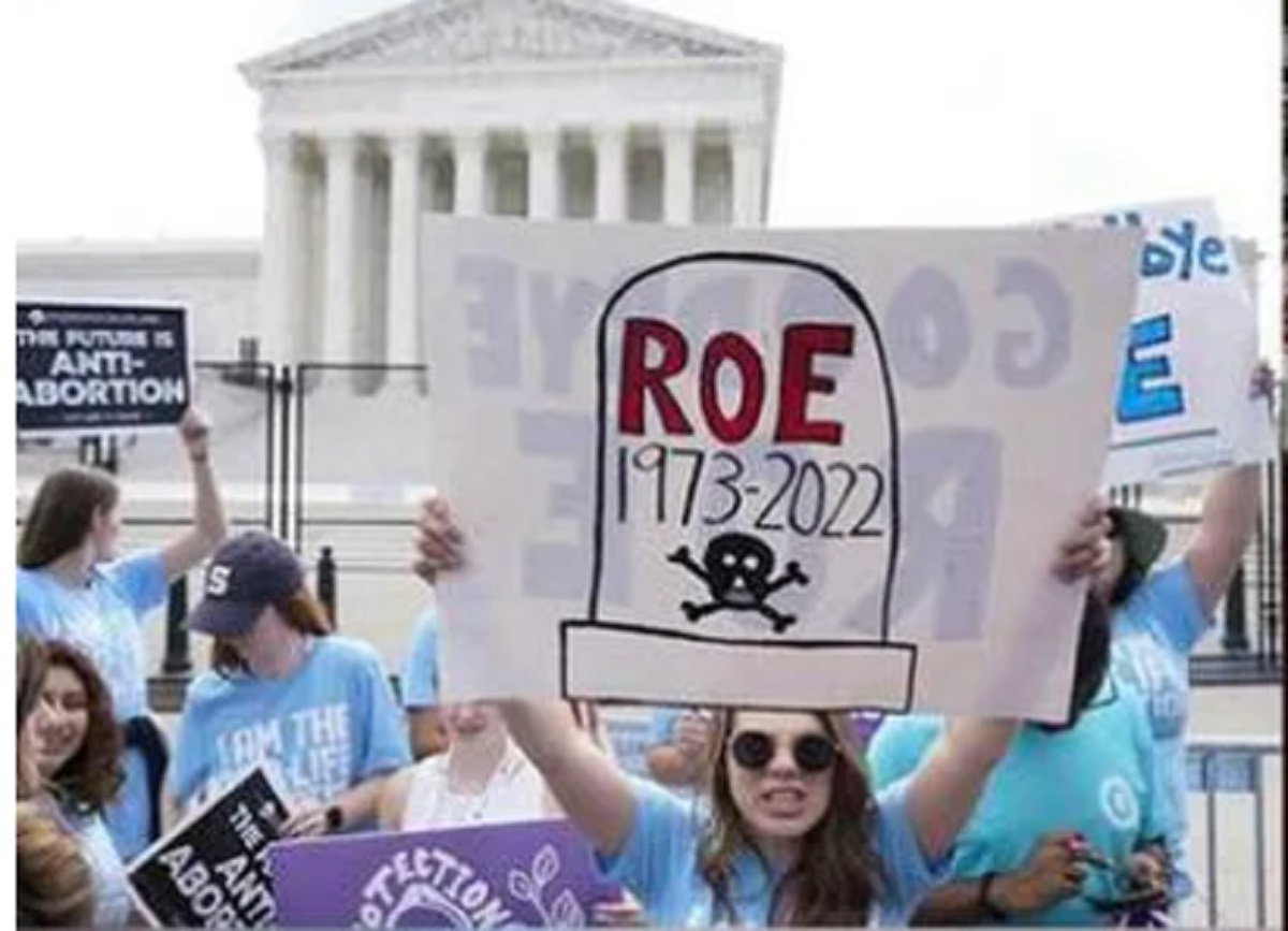 What is Roe V Wade, the 1973 ruling that US SC overturned; what the courts said then