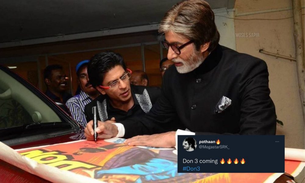 Don 3 trends on Twitter after Amitabh Bachchan shares picture with SRK putting Don reference