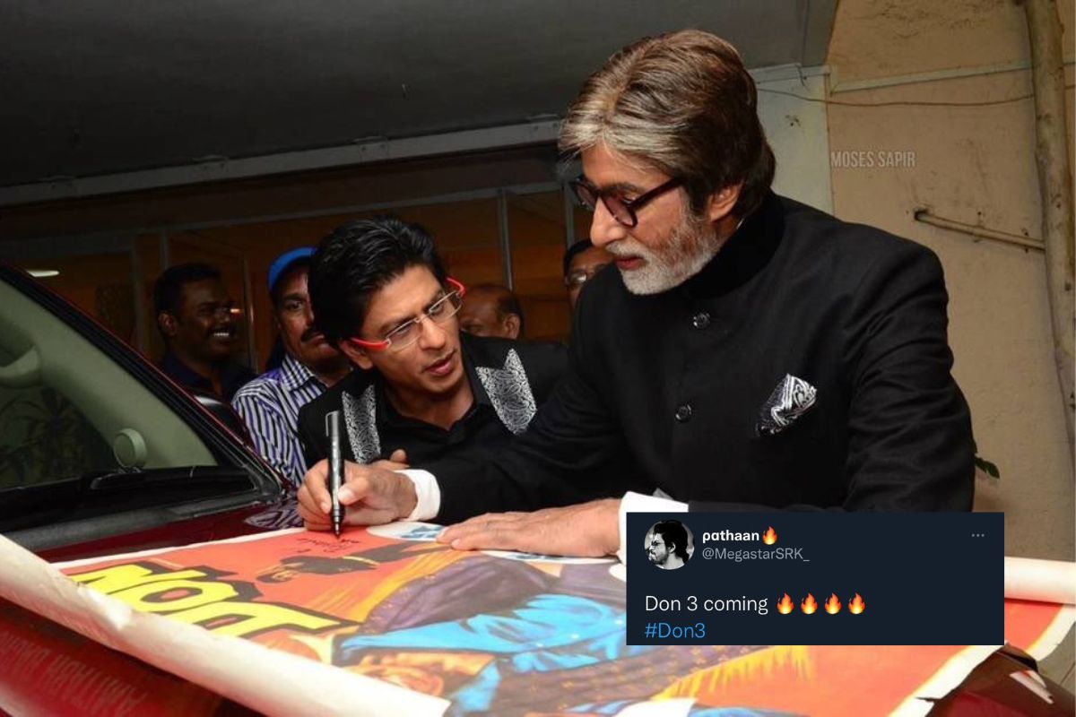 Amitabh Bachchan and SRK