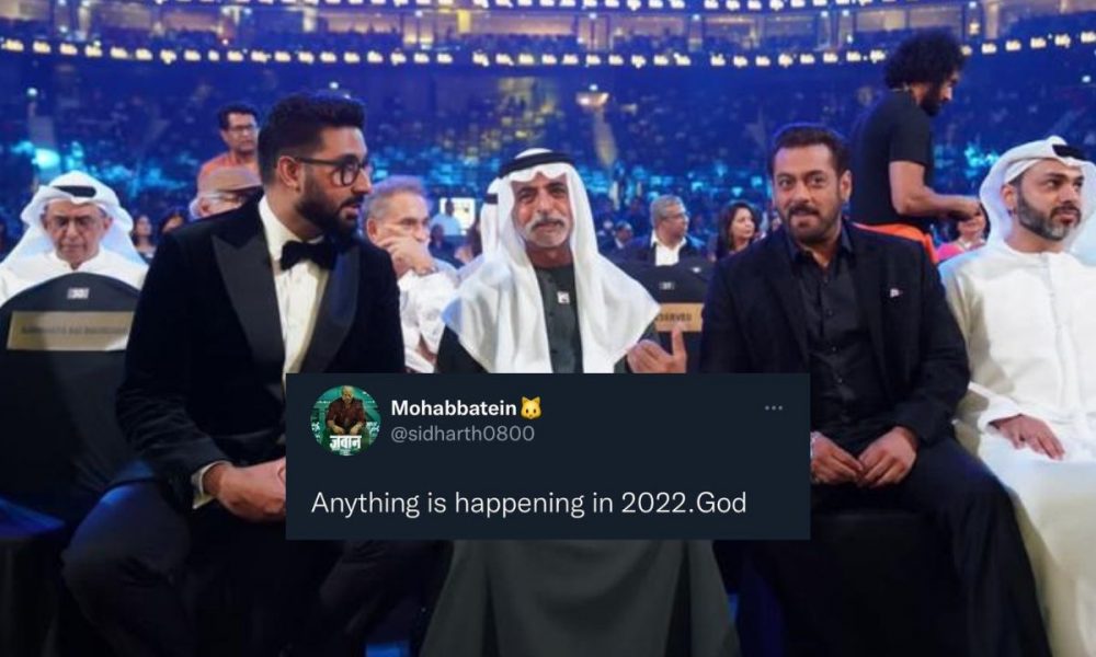Abhishek Bachchan and Salman Khan sat together at IIFA 2022; Meme makers went gaga over it
