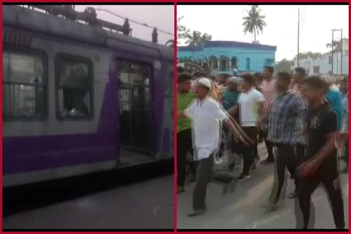 West Bengal: Mob vandalise train, pelt stones over remark on Prophet Mohammad