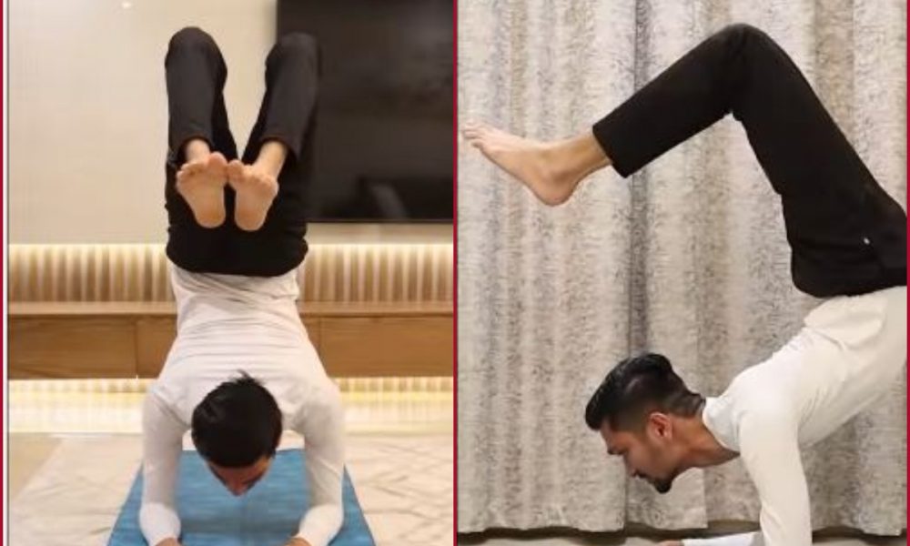 Indian Yoga teacher sets new world record by performing scorpion pose for 29 minutes (VIDEO)