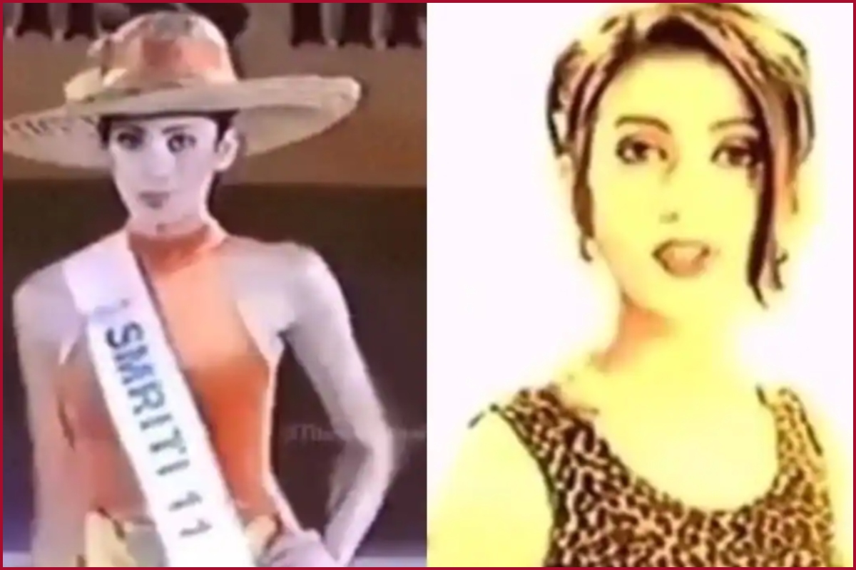 THROWBACK VIDEO: Smriti Irani talks about ‘The Barter System’ deal with her father while participating in the 1998 Miss India pageant