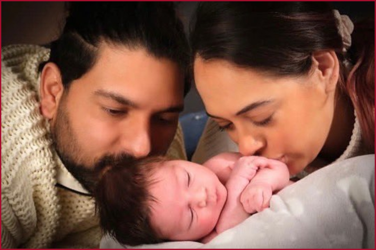 Yuvraj Singh and Hazel Keech reveal their baby boy’s name – “Orion Keech Singh”