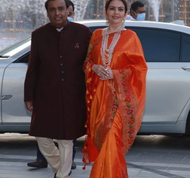 Ambani’s host party for son’s fiance Radhika