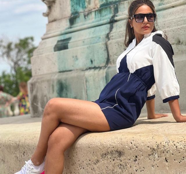 Pics of Hina Khan from her Budapest vacation