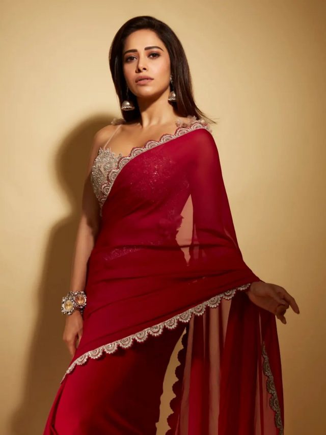 Nushrratt Bharuccha redefines the color red in her recent ethnic attire