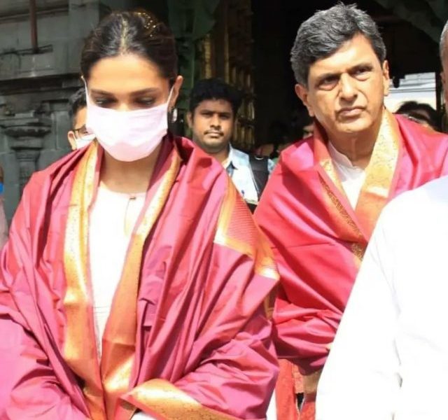 Deepika Padukone accompanies father to Tirupati temple on his B’day