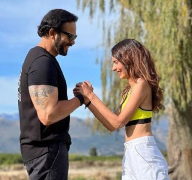 Khatron Ke Khiladi 12 shoot begins! Rohit Shetty seen hanging out from a helicopter