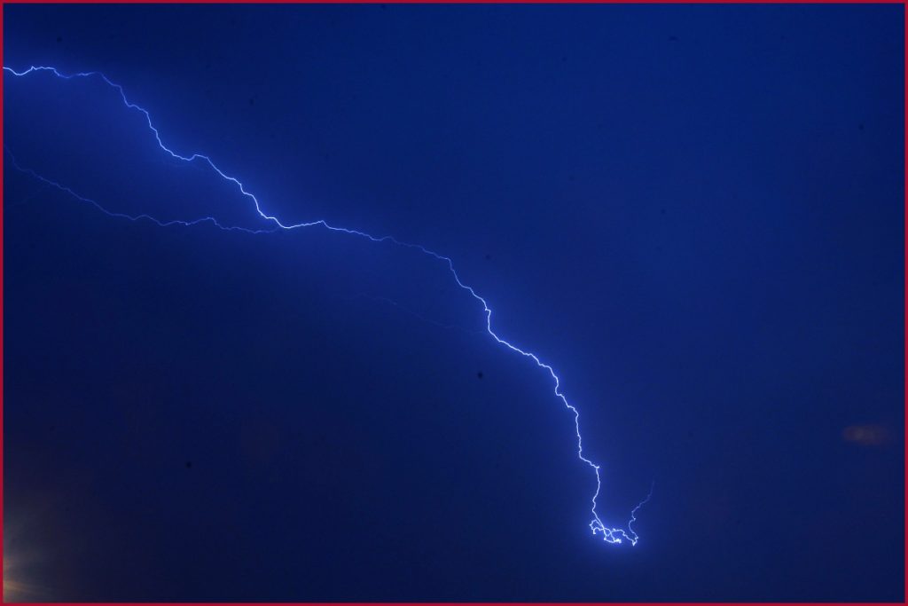Lightning strikes
