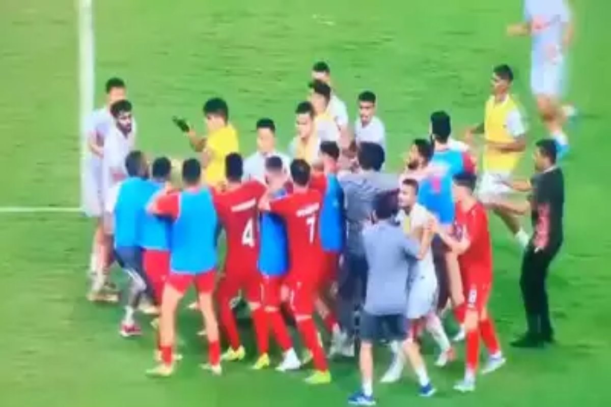 AFC Asia Cup Qualifiers: Fight breaks out after India defeats Afghanistan 2-1 (VIRAL VIDEO)