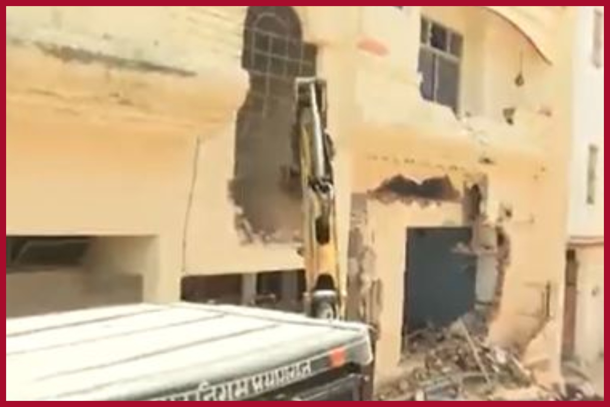 PDA conducts demolition drive at Javed Ahmed’s residence in Prayagraj