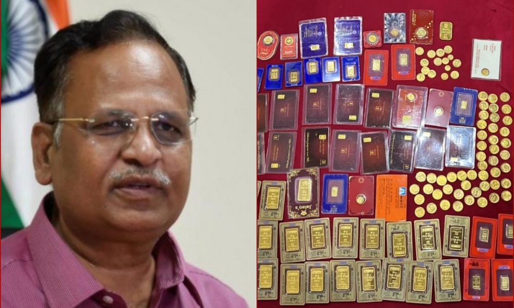 Hefty amount of cash, gold coins seized from residence of Delhi minister Satyendar Jain’s close aide