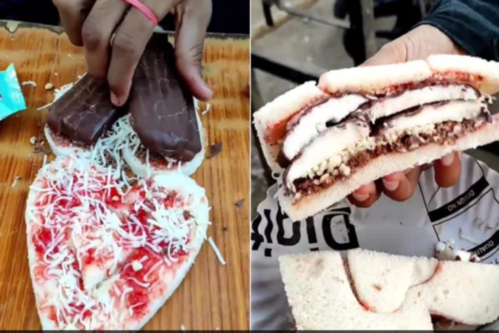 Watch Heart Shaped Chocolate Cheese Sandwich Another Food Disaster