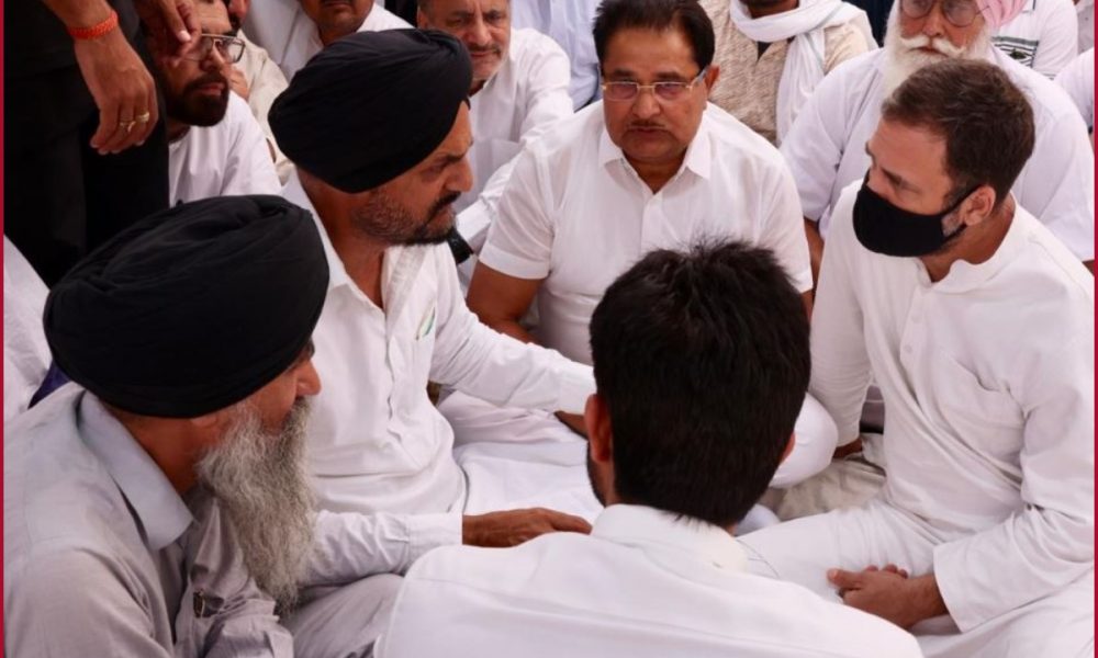 Rahul Gandhi meets Sidhu Moose Wala’s family in Punjab’s Mansa (VIDEO)