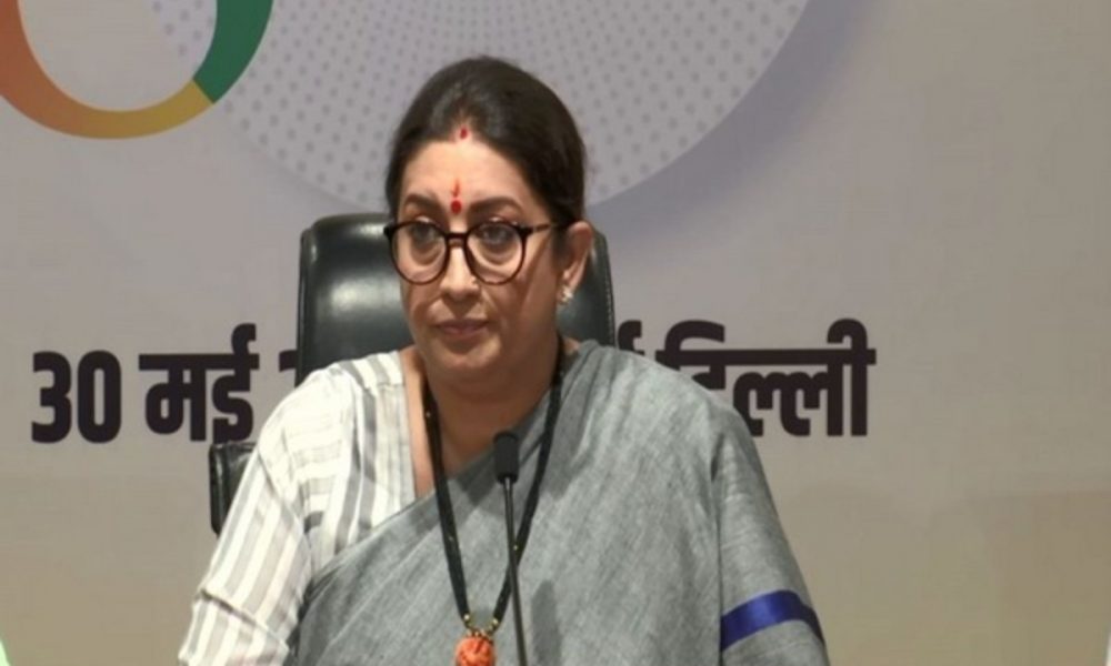 Smriti Irani hits out at Arvind Kejriwal for ‘giving clean chit’ to Satyendar Jain