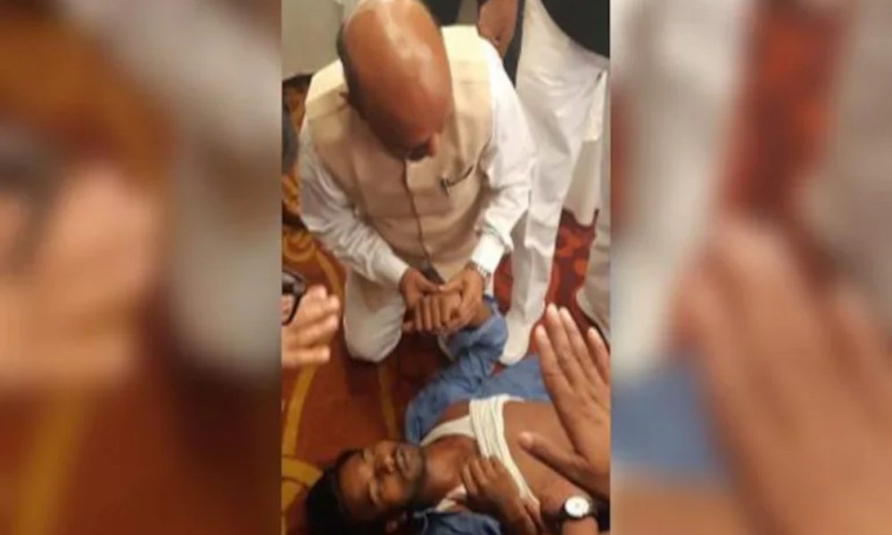 Central Minister Bhagwat Karad saves unconscious lensman’s life, wins hearts on Twitter