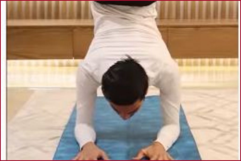 Indian Yoga Teacher Sets New World Record By Performing Scorpion Pose