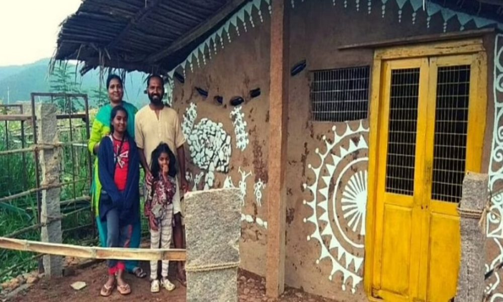 Bengaluru man builds mud house in 125 days for only Rs 18,500