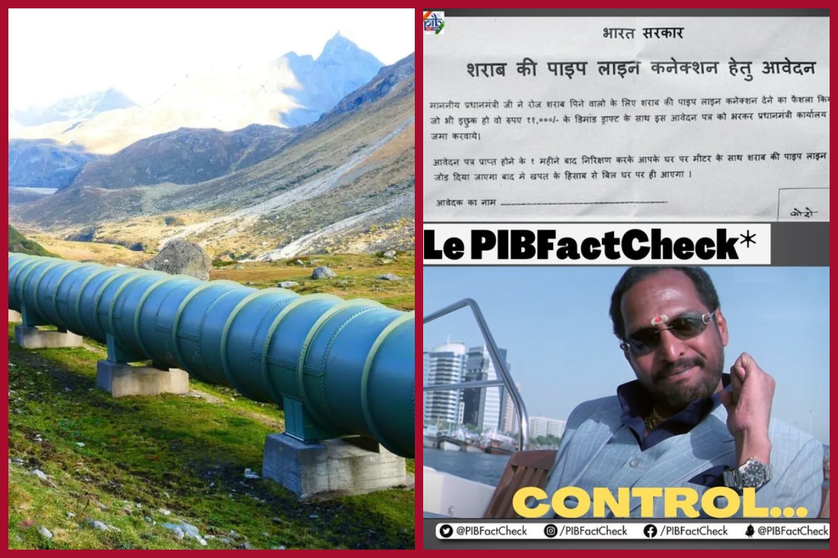 Fact check: Govt debunks fake news of providing alcohol pipeline 