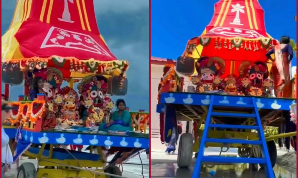 Rath Yatra 2022: Devotees pull Rath on seashore of Florida in a Viral Video; WATCH