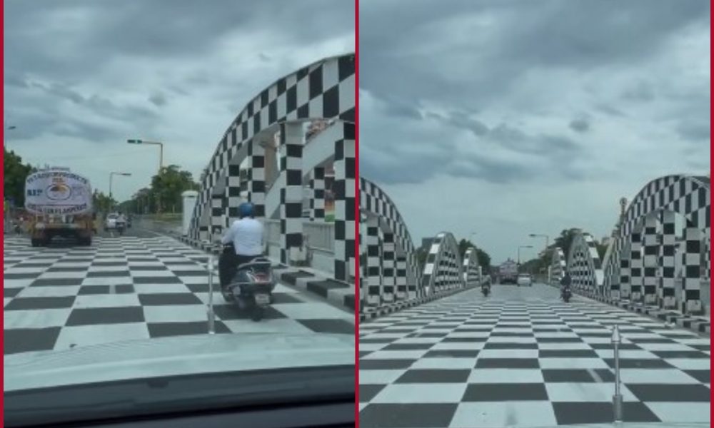 Chess Olympiad 2022: Tamil Nadu’s Napier Bridge painted like chess board (VIDEO)