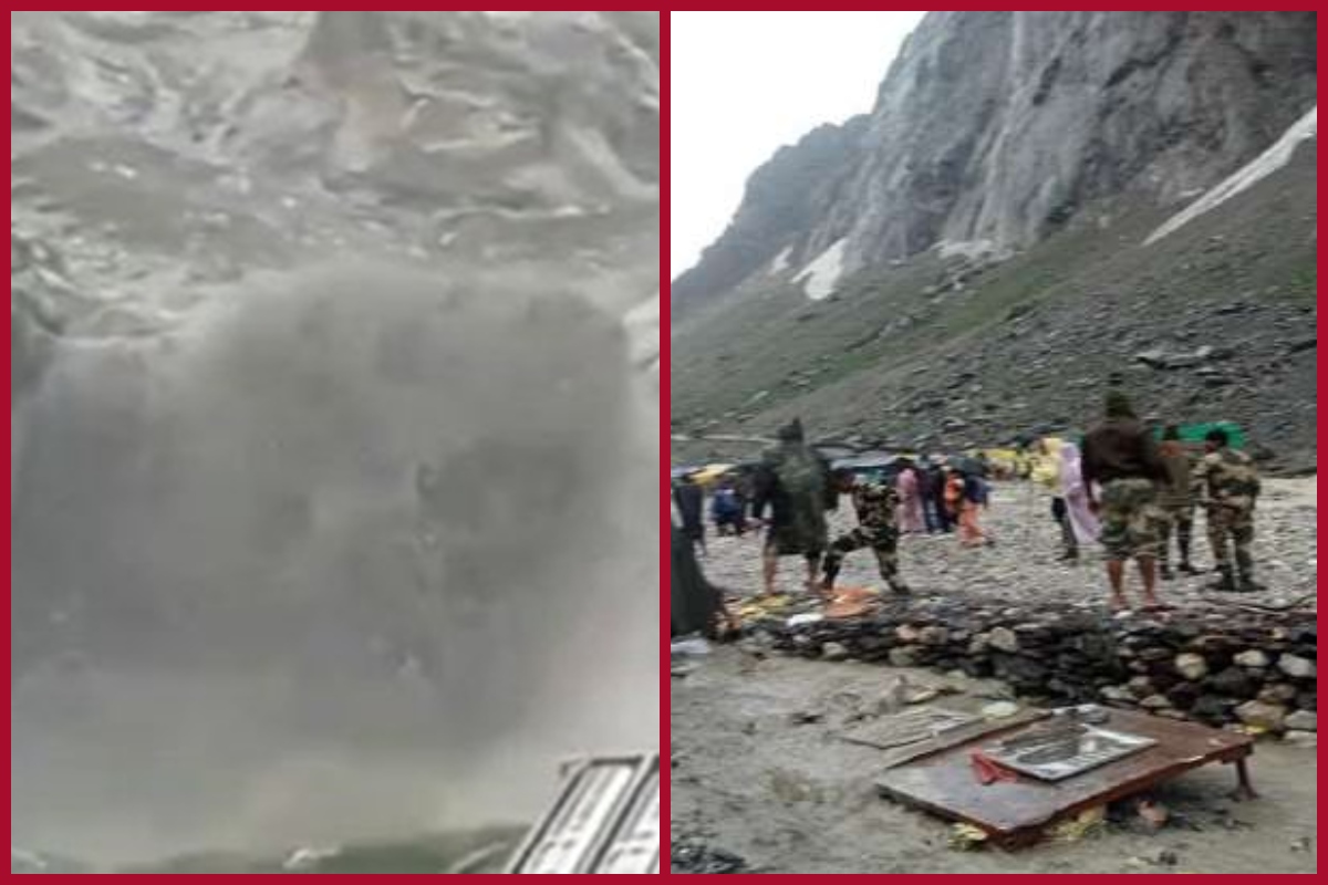 Cloudburst near Amarnath shrine, 10 casualties reported