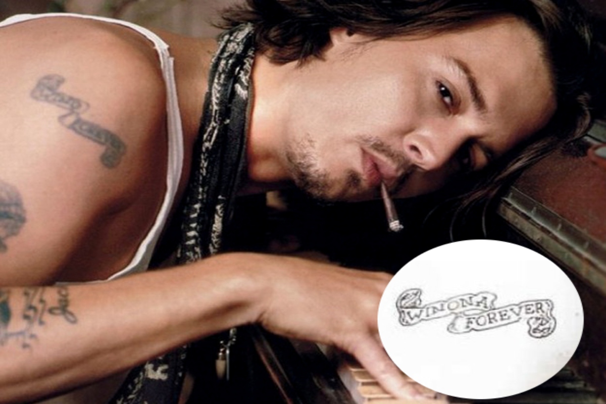 Johnny Depp Wino Forever Tattoo 1