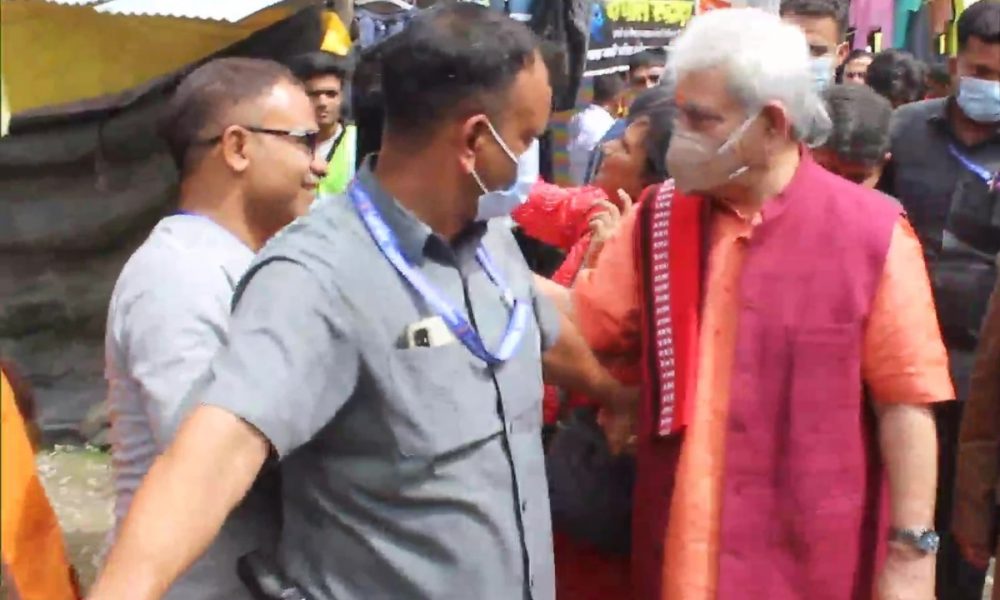 Amarnath cloudburst: LG Manoj Sinha visits Pahalgam base camp