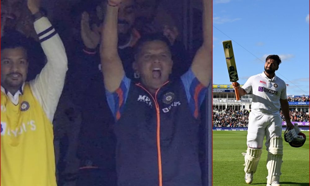 “You’re special if you can get Rahul Dravid to act this way”: Twitter overwhelmed with ‘The Wall’s celebration for Pant