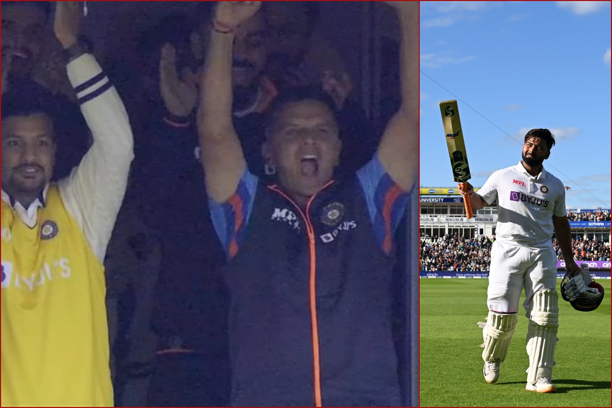 “You’re special if you can get Rahul Dravid to act this way”: Twitter overwhelmed with ‘The Wall’s celebration for Pant