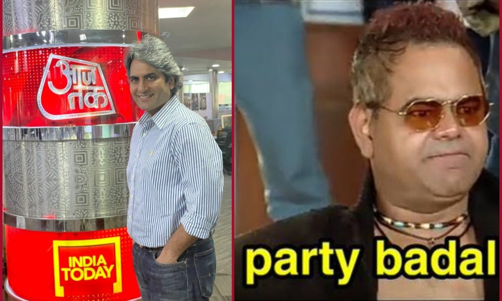 Sudhir Chaudhary joins Aaj Tak, twitteratis react to Zee News’ ex-journo with hilarious memes