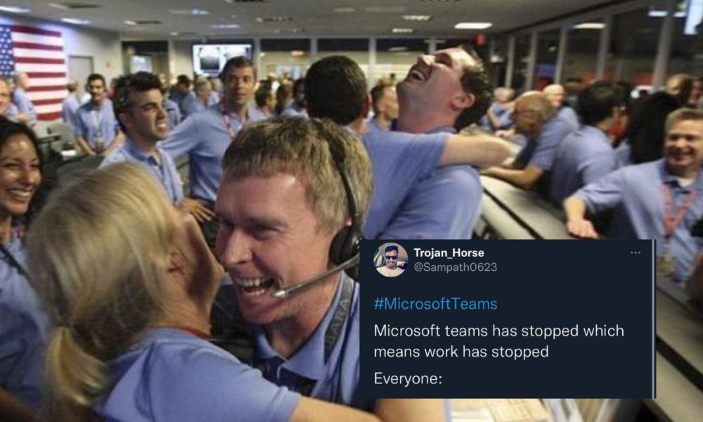 Microsoft Teams down globally, employees enjoy gala day with memes