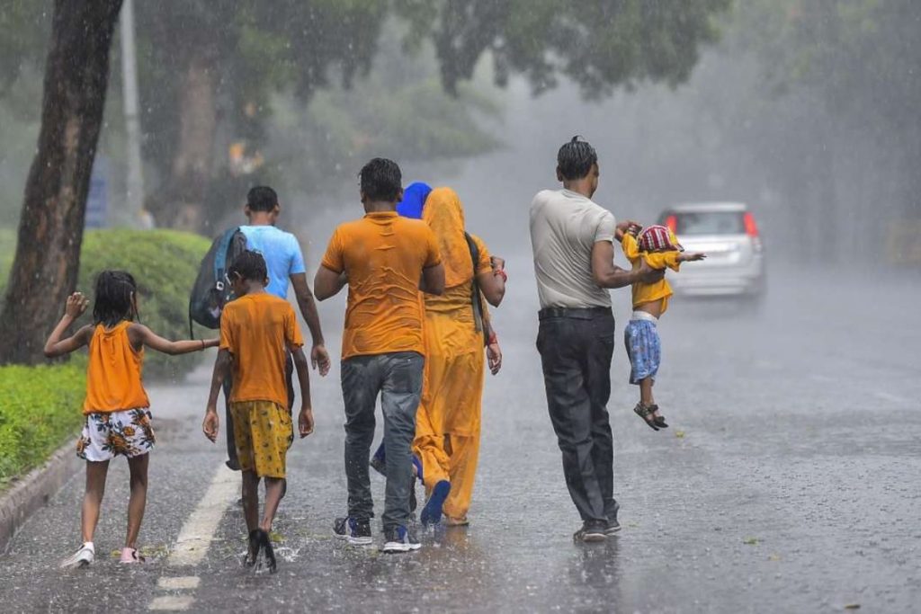 Delhi rain