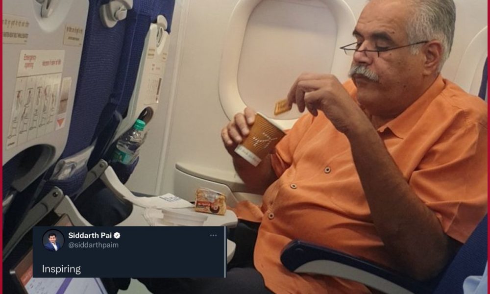 Billionaire Rahul Bhatia enjoys Parle G biscuit dipped in tea in flight; Netizens say, ‘Inspiring’