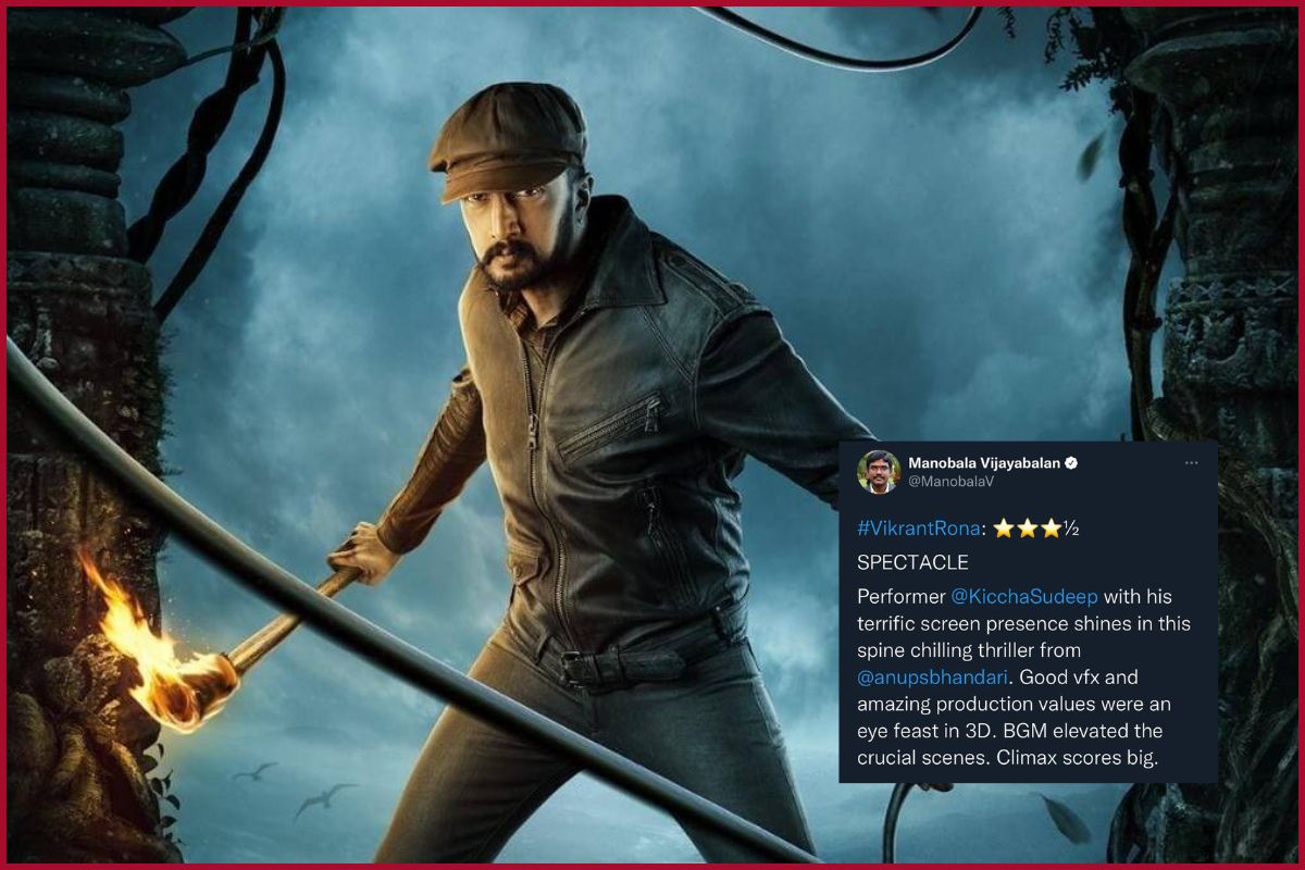 Vikrant Rona Twitter review: Fans call it best after KGF 2 and RRR; Praise Kiccha Sudeep to ‘steal the show’