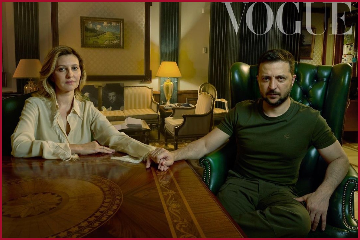 Internet trolls Ukraine Prez Zelenskyy, his wife for posing in Vogue Magazine amid war with Russia