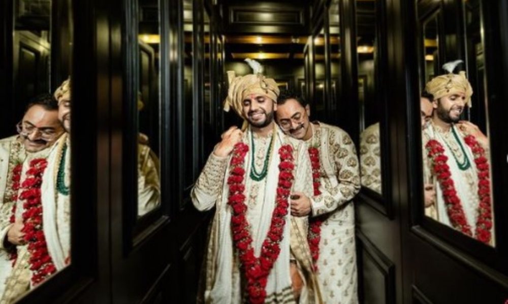 “We Do”: Gay couple in Kolkata makes a grand wedding procession