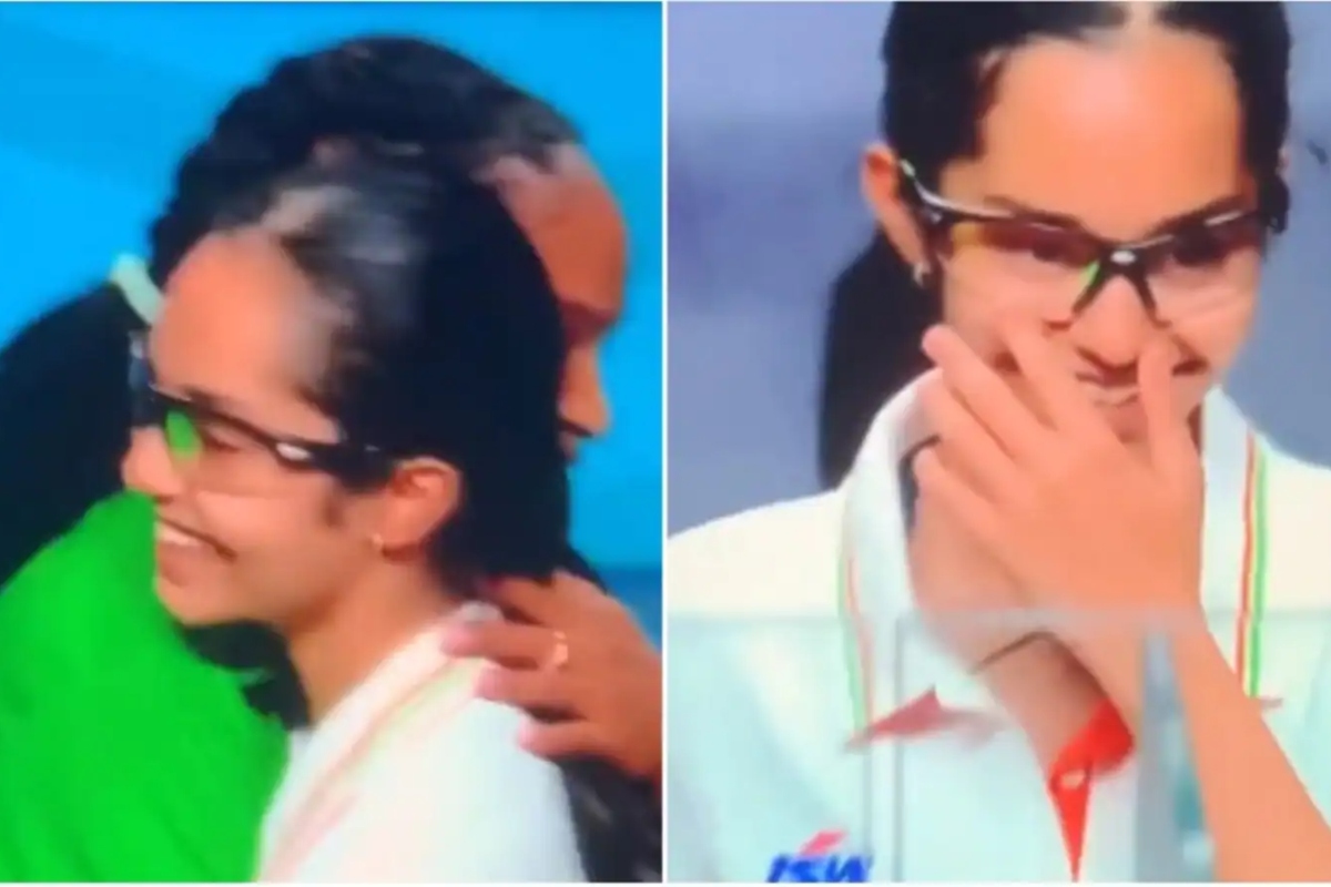 CWG 2022: India’s squash sensation Anahat Singh gets hug from opponent after first round win [WATCH]