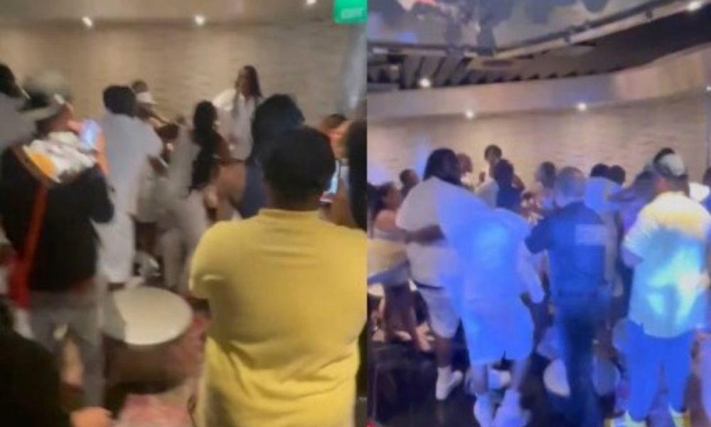 Alleged threesome leads to hour long brawl on cruise ship with over 60 passengers enganged [VIDEO]