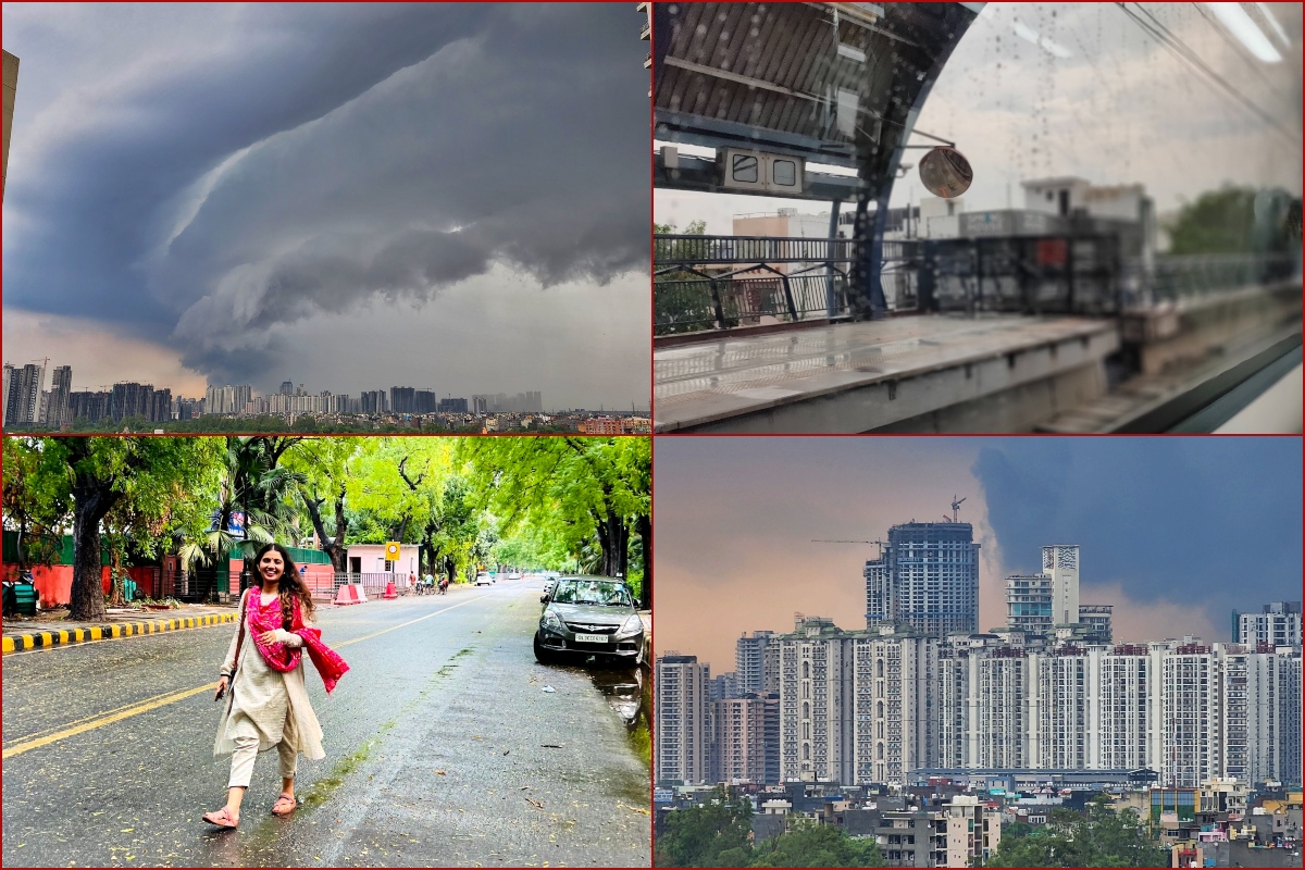 Rain brings respite from severe heat in national capital, Delhiites trends #DelhiRains on Twitter